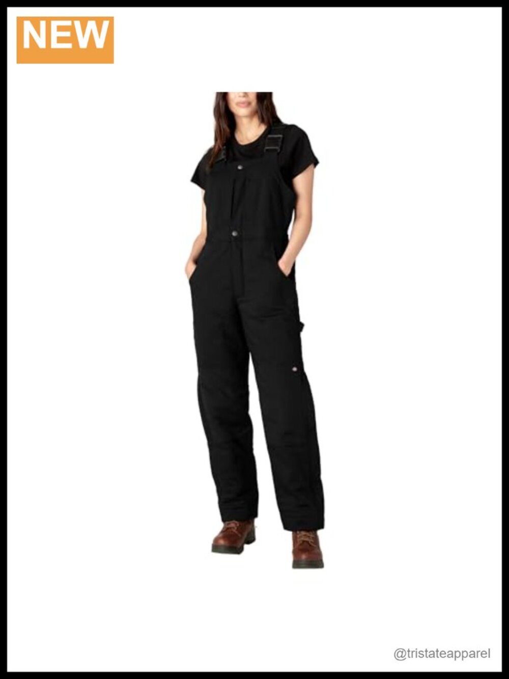 Dickies Insulated Bib Overalls Regular Fit Zip Knee Water Repellent